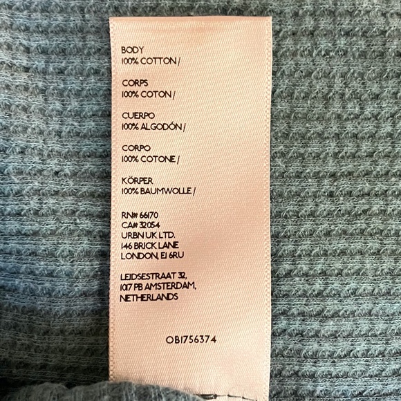 NWOT - Free People Microphone Drop Swing Thermal M - Picture 10 of 13